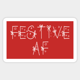 Festive AF Sticker